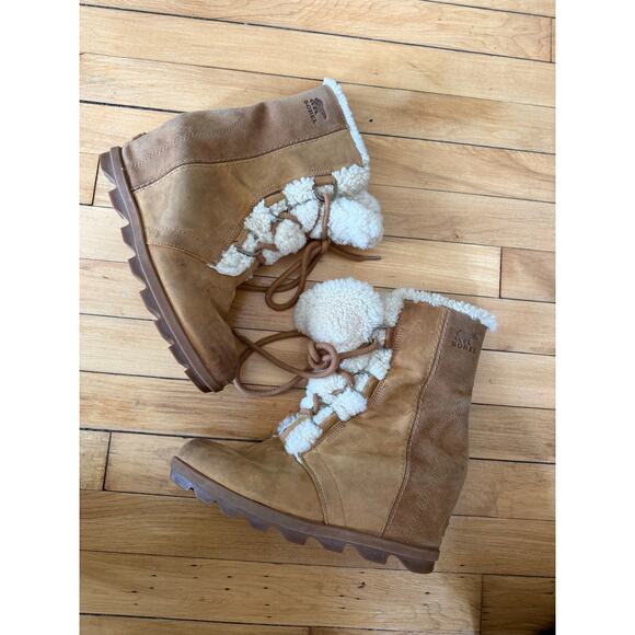 Sorel Women's Joan Of Arctic Wedge Ii Shearling Boot - Picture 1 of 4